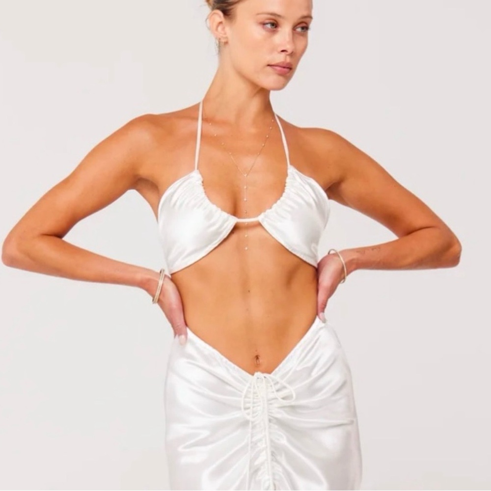 RESA Lavender Bowie Crop Top